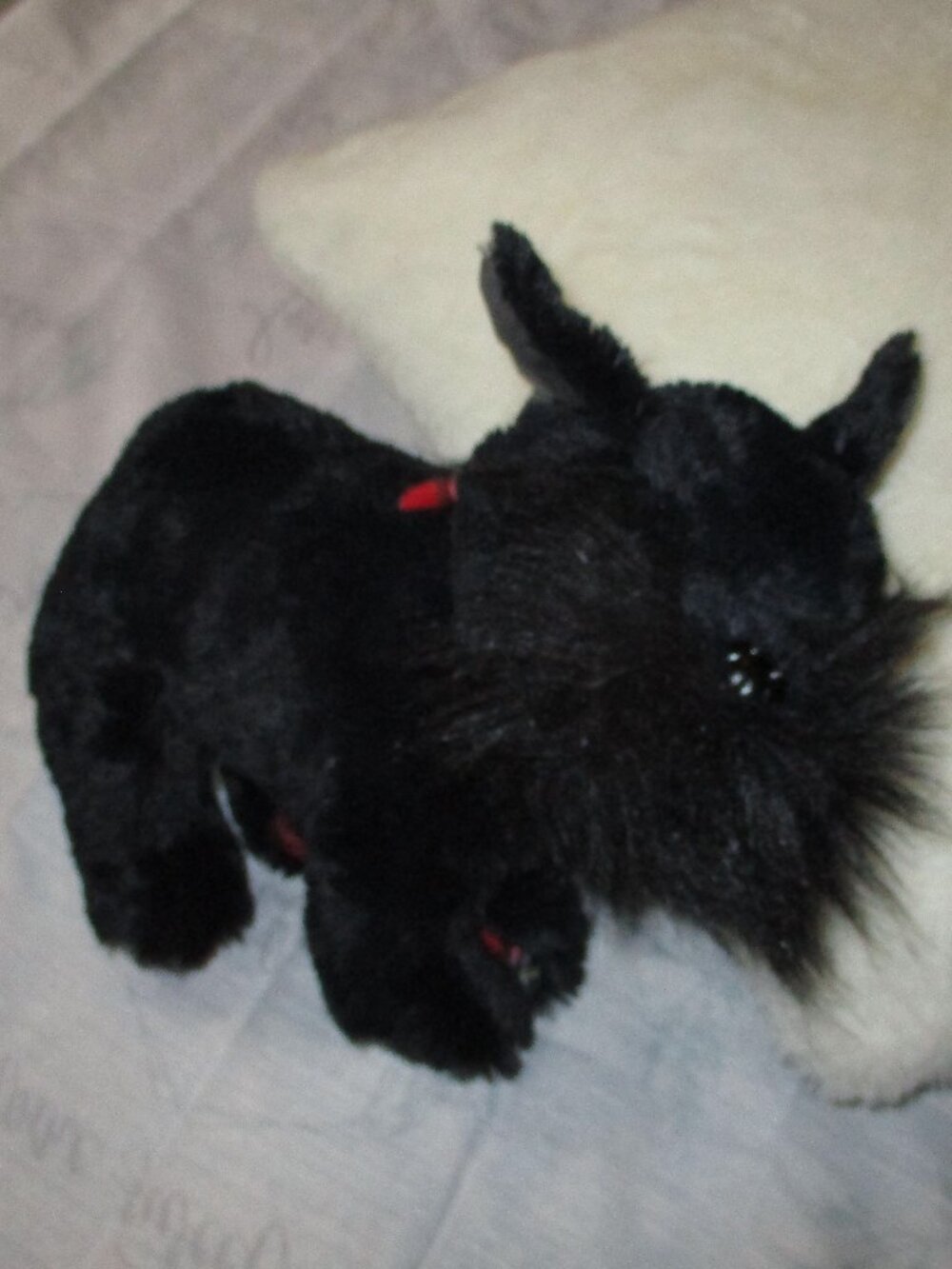 Pier 1 Imports Black Scottie Puppy Dog PADEN Soft Stuffed Animal Plush Toy